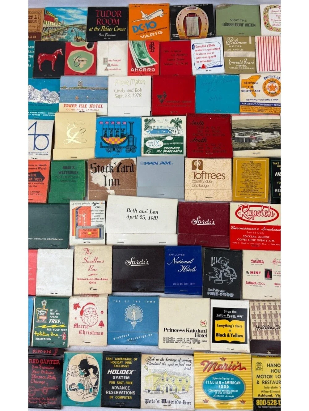 Vintage Matchbooks Mixed Lot of New, Opened & Used 180pcs (2)